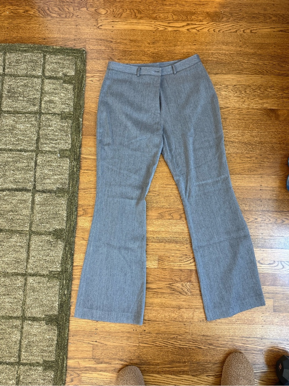 Reformation Light Gray Tailored Trouser Pants